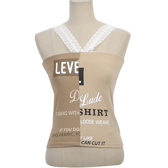 Stylenanda asymmetrical lace top - Picture 3 of 10